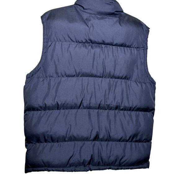 US POLO ASSN MENS PUFFER VEST BLACK AND BLUE SIZE M - Picture 4 of 6